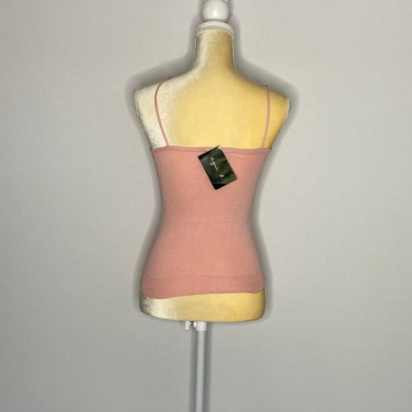 agnis b Camisole Top Spaghetti Strap Knit NWT - Picture 2 of 6